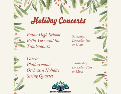 Eaton Library Holiday Event 2023